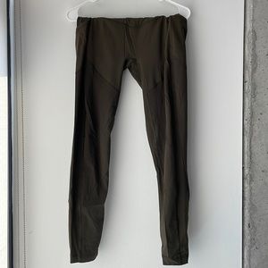 Lululemon leggings, olive green, size 10, lightly worn
